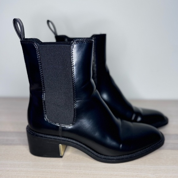 Zara Block Heel Ankle Boots - Picture 2 of 5